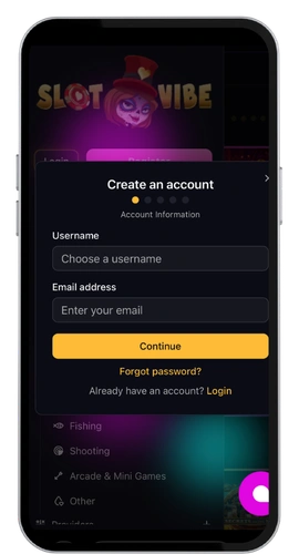 SlotVibe Casino login